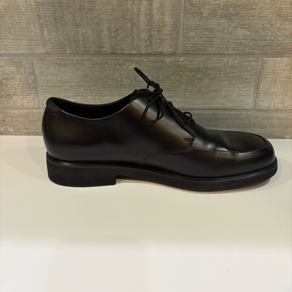 Rockport Black Leather Oxfords Size 9.5 - Picture 5 of 10